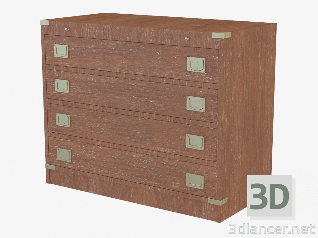 3d model Chest of drawers - preview