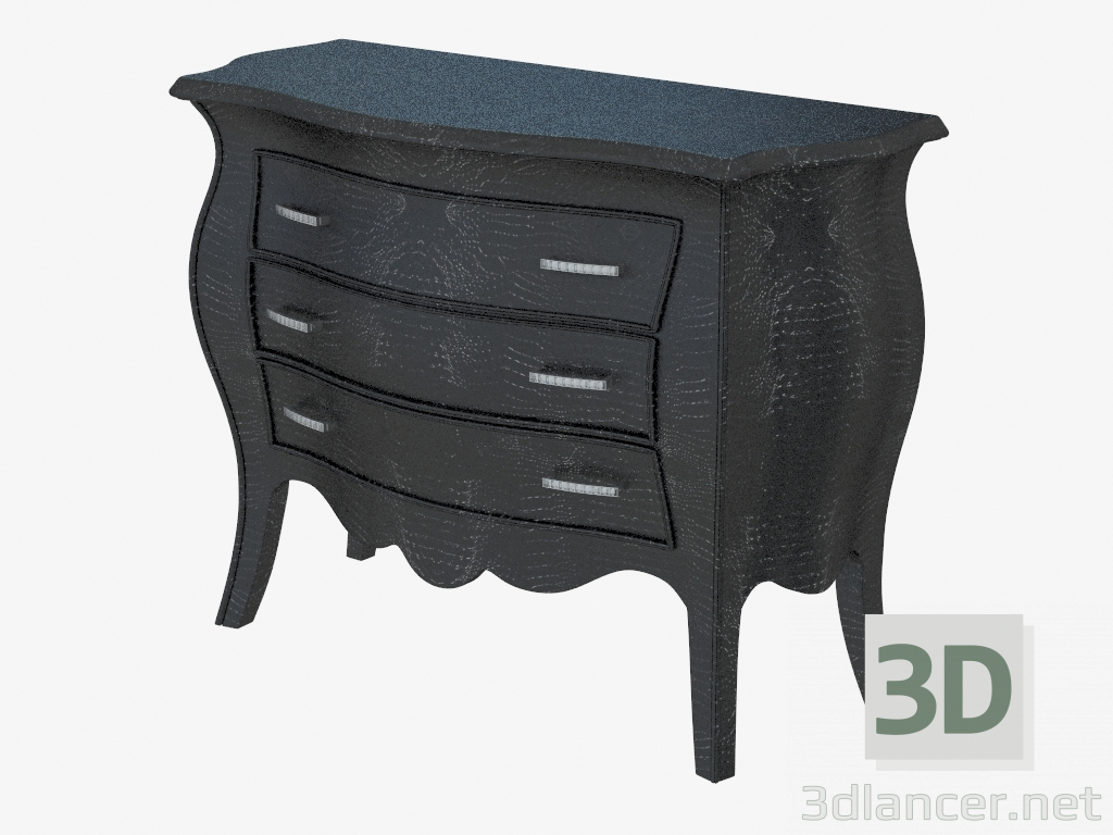 3d модель Комод с кожаной отделкой ADLER drawer unit – превью