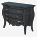 3d model Dresser with leather trim ADLER drawer unit - preview