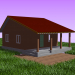 3d house number 2 model buy - render