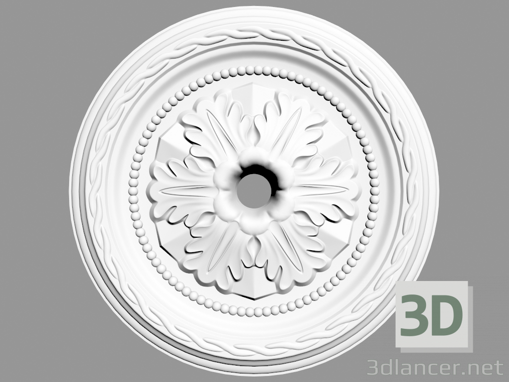 modello 3D Uscita a soffitto (P68) - anteprima