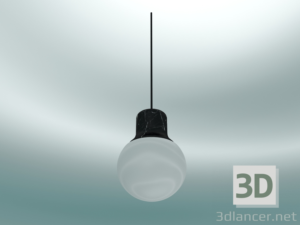 3D Modell Pendelleuchte Mass Light (NA5, Ø12,6 cm, H 18,3 cm, Marmor) - Vorschau