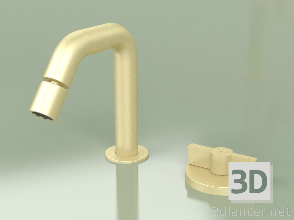 3d model Hydro-progressive bidet mixer with adjustable spout (19 37 ° C) - preview