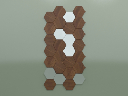 Painel de Madeira Honey Mirror