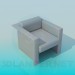 3d model Sillón - vista previa