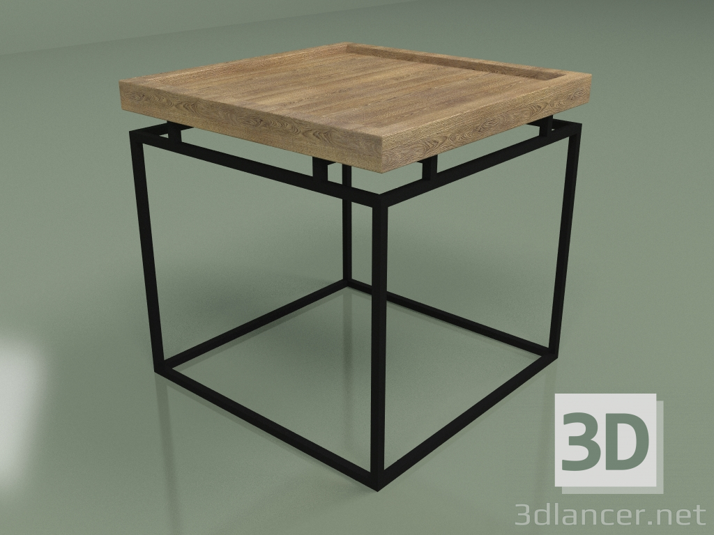 3d model Mesa de centro Lafe (fresno rústico) - vista previa