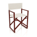 3d model Silla plegable (rojo vino) - vista previa