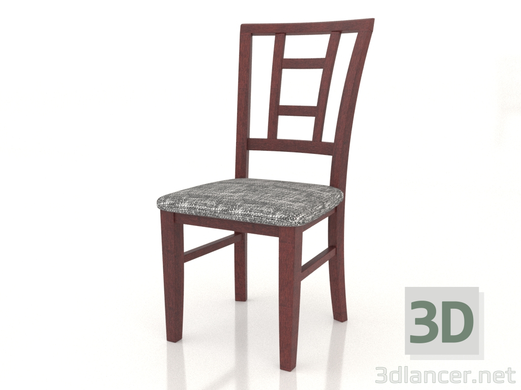 3d model Milton Chair (Ripe Cherry) - preview