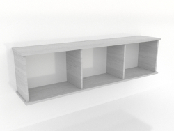 Estante colgante ESTANTE 7 (abierto) 1400 mm (blanco RAL 9010)