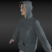 3d Men `s sweater model buy - render