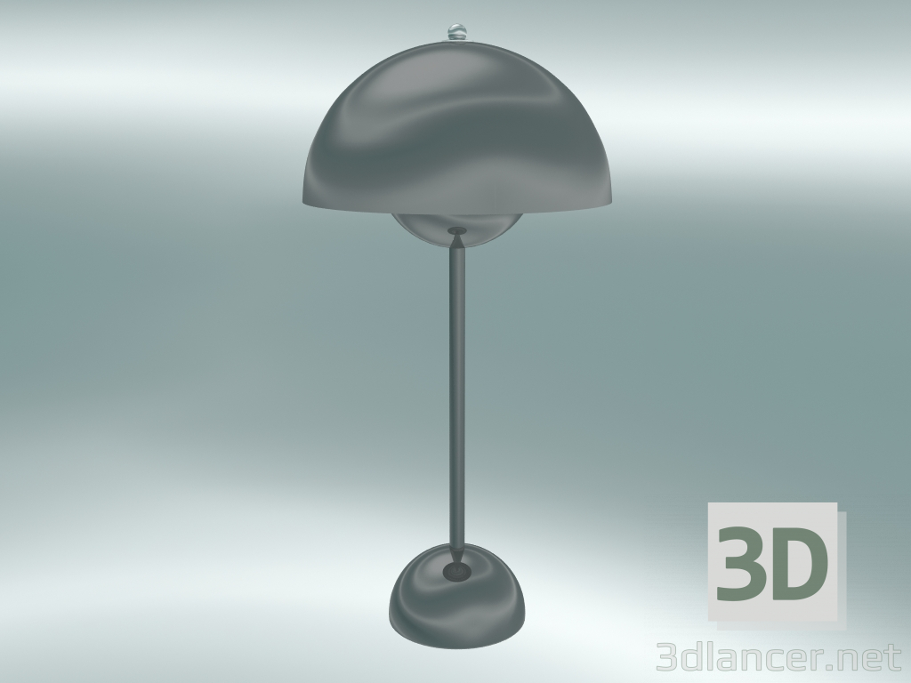 3D modeli Masa lambası Saksı (VP3, Ø23cm, H 50cm, Parlak Paslanmaz Çelik) - önizleme