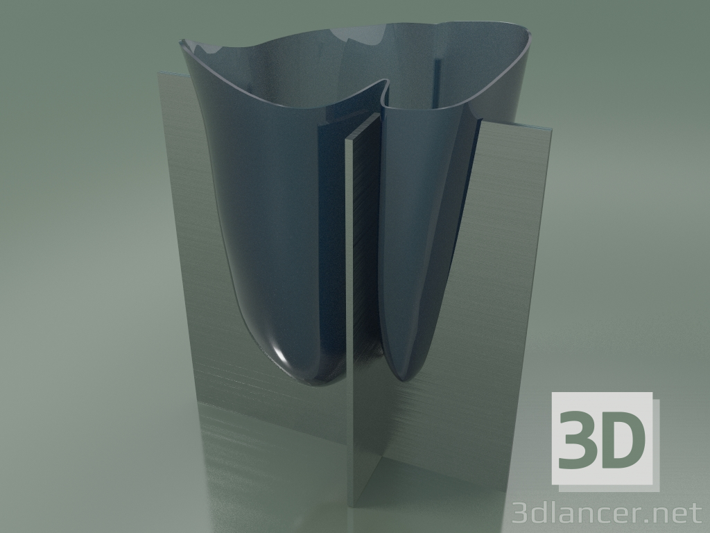 modèle 3D Vase Bouble H 35cm (Aigue-marine) - preview