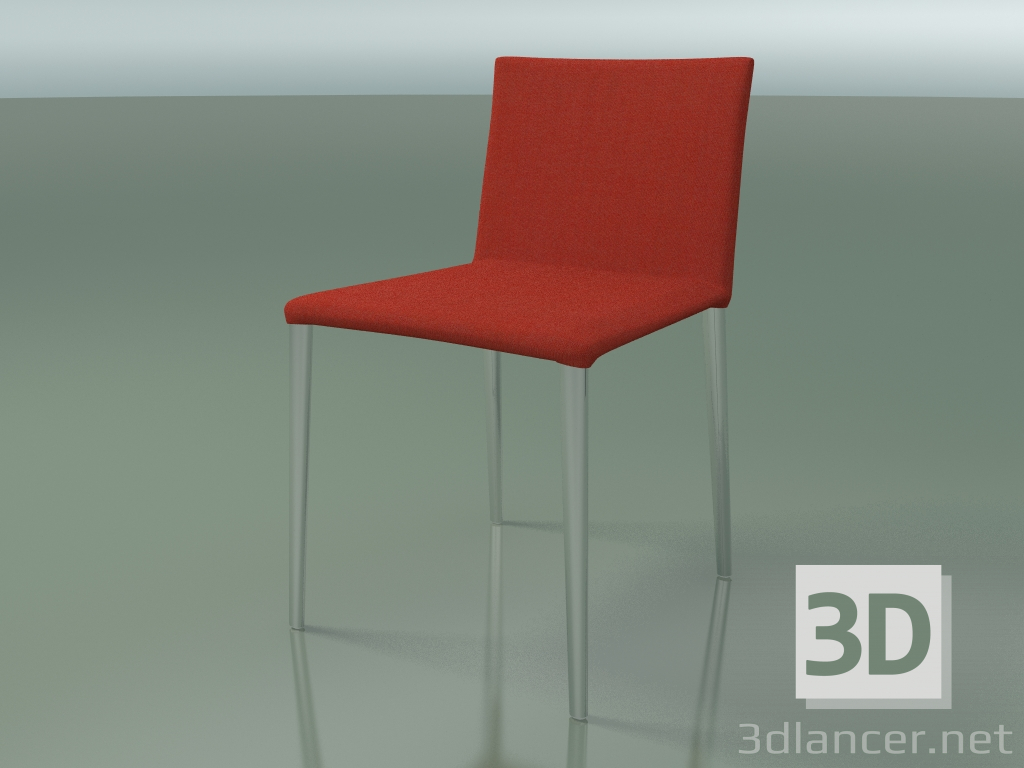 modello 3D Sedia 1707 (H 77-78 cm, con rivestimento in tessuto, CRO) - anteprima