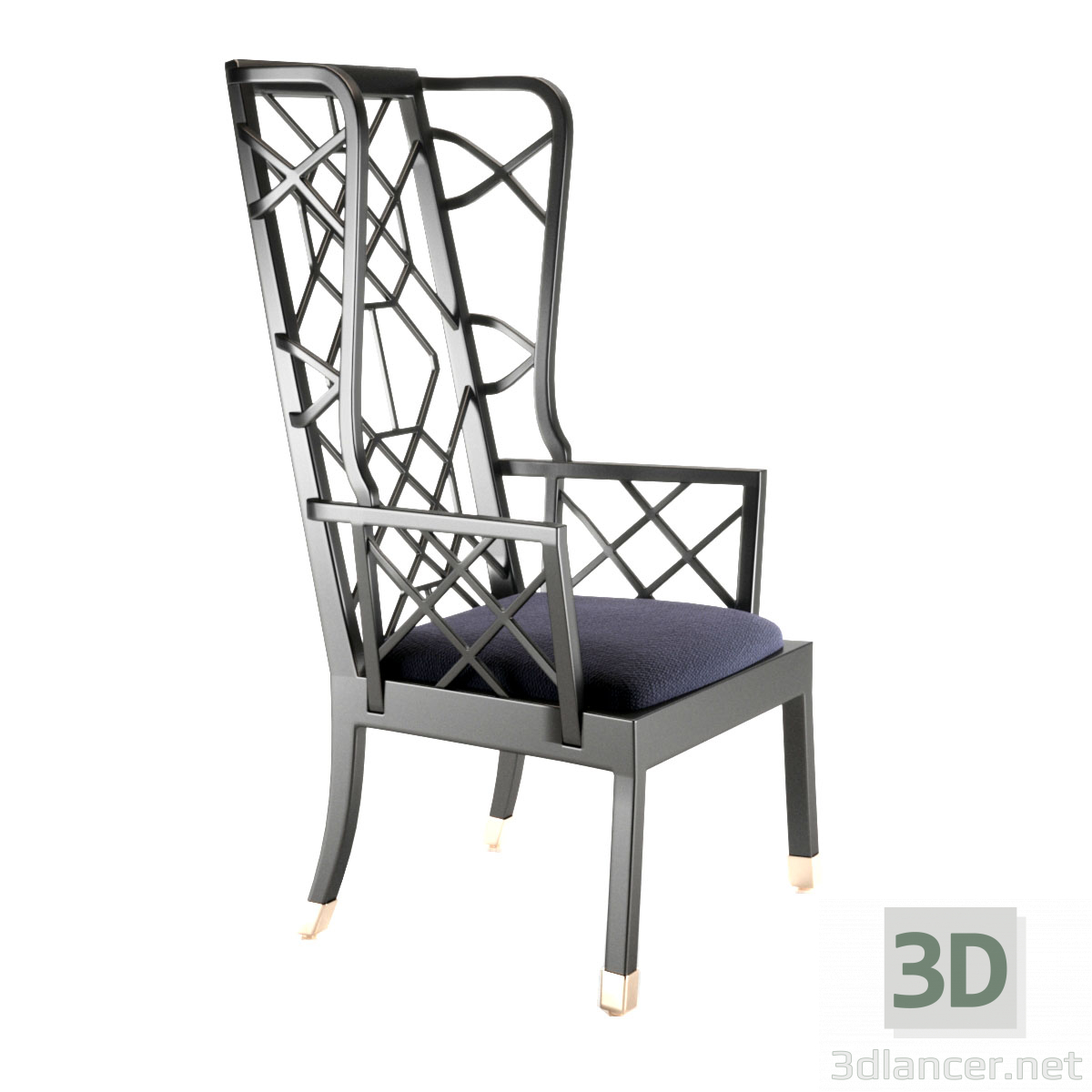 modèle 3D de chaise acheter - rendu