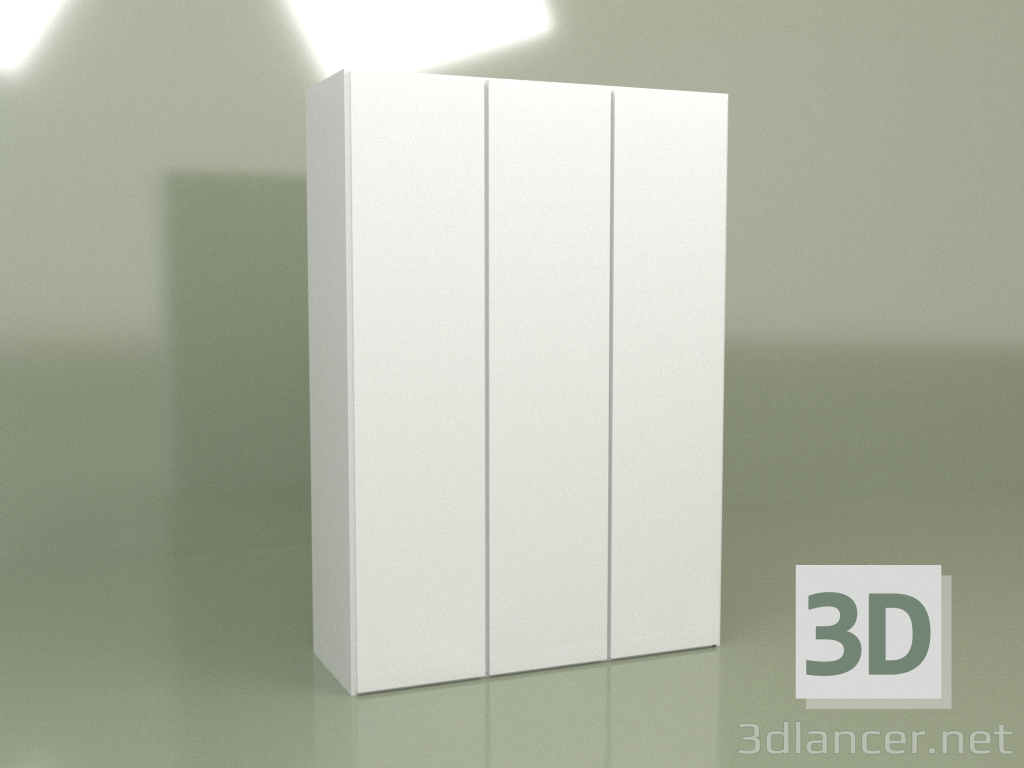 modèle 3D Armoire 3 portes Mn 130 (Blanc) - preview