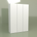 3d model Wardrobe 3 doors Mn 130 (White) - preview