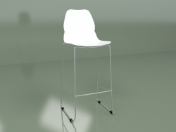 Tabouret de bar léger (blanc)