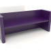 Modelo 3d Banco VK 07 (1800x524x750, roxo) - preview