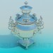 3D Modell Samowar - Vorschau