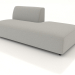 3d model Sofa module 1 seater (L) 180x90 extended to the right - preview