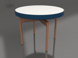 Runder Couchtisch Ø60 (Graublau, DEKTON Zenith)