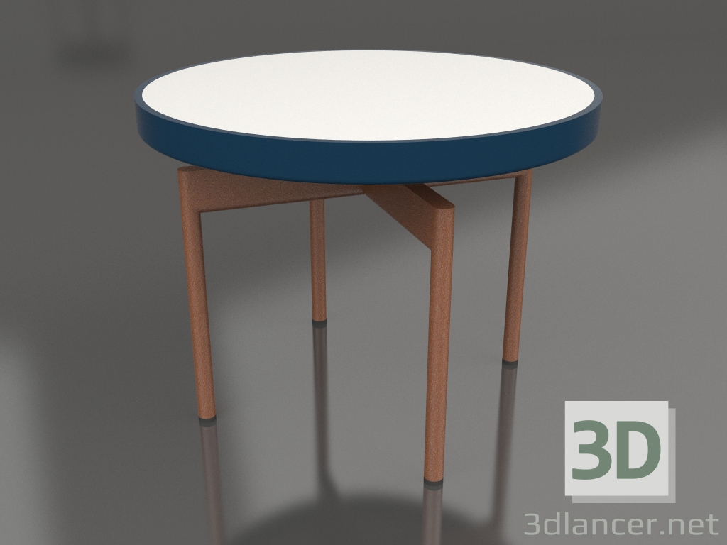 3d модель Стіл журнальний круглий Ø60 (Grey blue, DEKTON Zenith) – превью