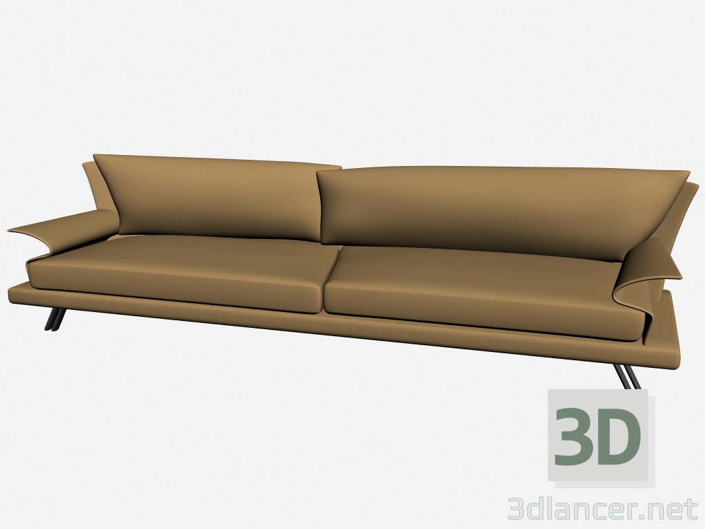 3d model Sofá Super roy 5 - vista previa