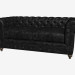 3D Modell Ledersofa doppelt 77 '' CLUB LEATHER SOFA (7842-3010 ST) - Vorschau