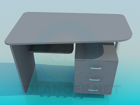 3d model Escritorio - vista previa