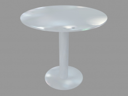 Dining table (white lacquered D80)