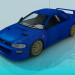 3d model Subaru impreza - vista previa