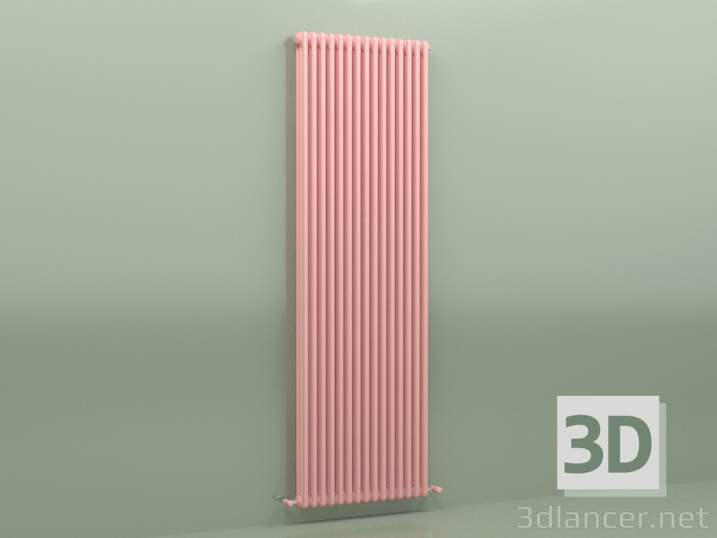 3d model Radiador TESI 3 (H 2200 15EL, Rosa - RAL 3015) - vista previa