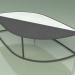 3D Modell Couchtisch 002 (Glasiertes Gres Storm-Ice, Metal Smoke) - Vorschau