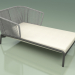 3D Modell Chaiselongue 004 (Kordel 7mm Stein) - Vorschau