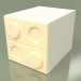 Modelo 3d Mesa de cabeceira infantil (creme) - preview