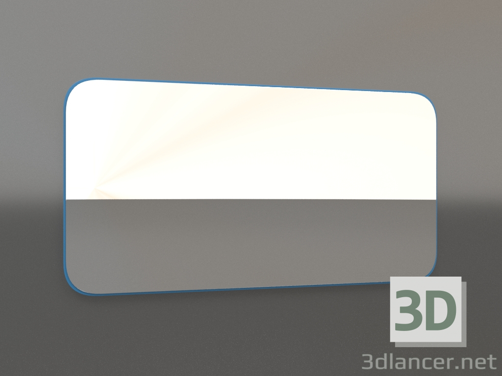 3d model Espejo ZL 27 (850x450, azul) - vista previa