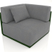 3d model Sofa module section 6 (Bottle green) - preview