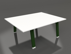 Table basse 90 (Vert bouteille, Phénolique)