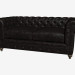 3D modeli Deri kanepe çift 77 '' CLUB LEATHER SOFA (7842-3010 VL) - önizleme