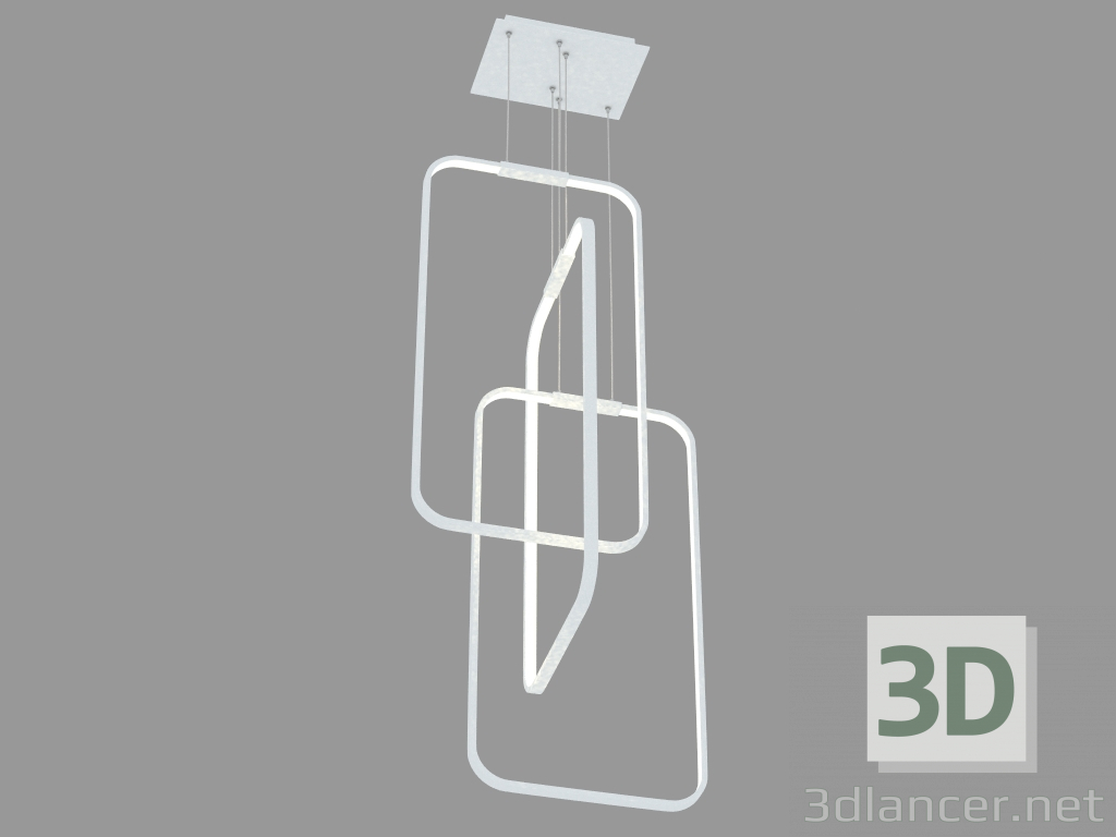 Modelo 3d Suspensão lâmpada LED (DL18559-03 D520 SBS M) - preview