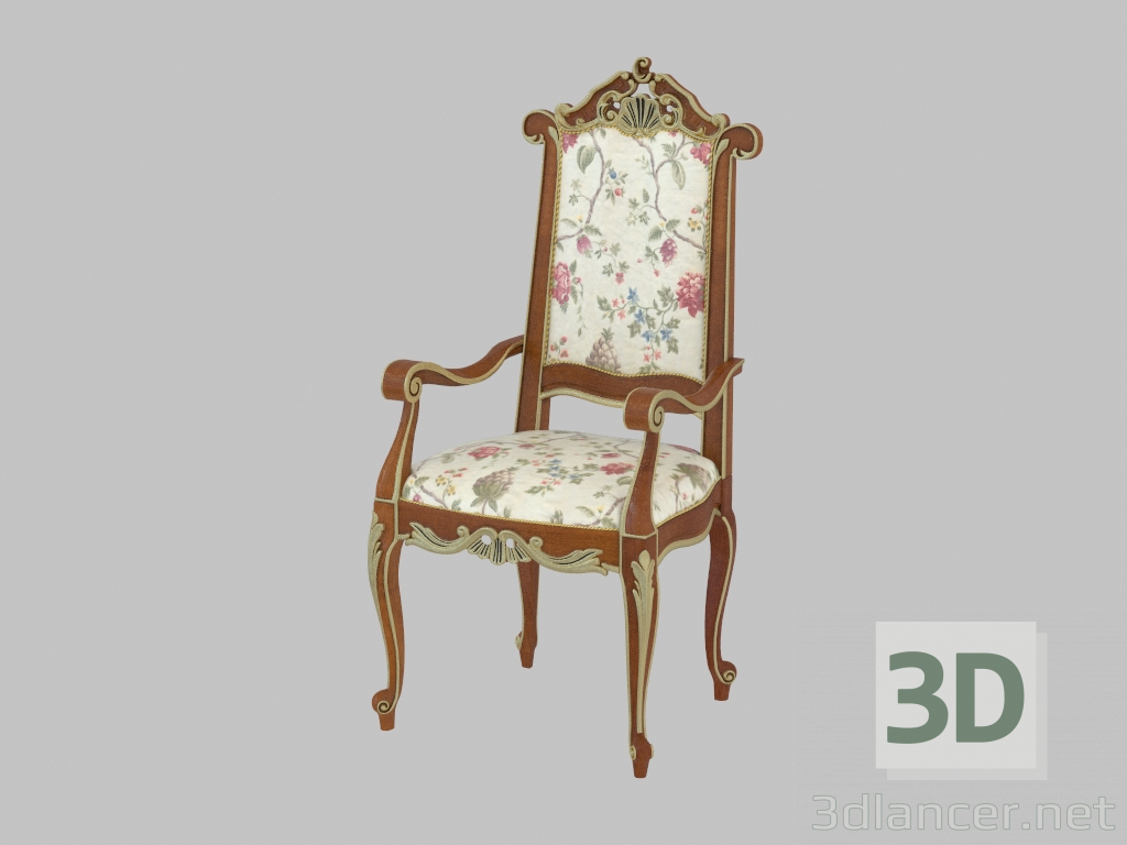 3d model Chair with armrests Casanova (12502) - preview