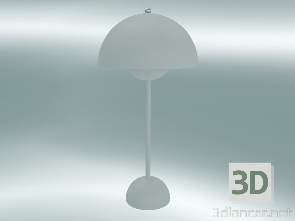 Modelo 3d Candeeiro de mesa Flowerpot (VP3, Ø23cm, H 50cm, branco mate) - preview