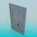 3d model Front double door - preview