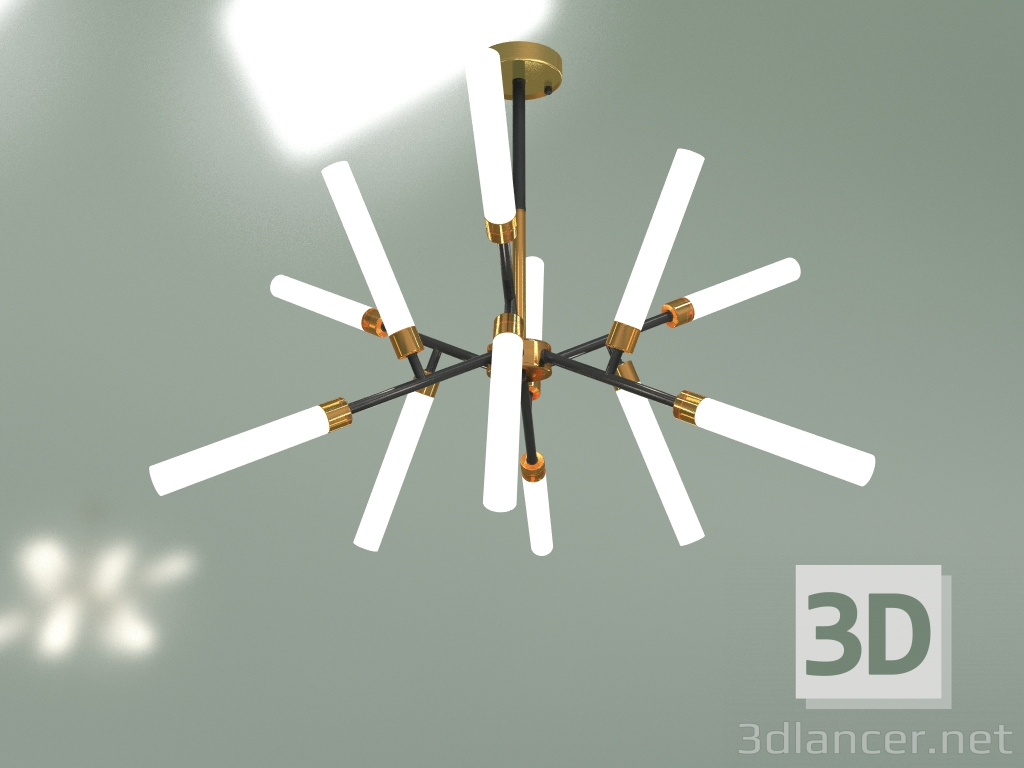 3d model Hanging chandelier Alvin 70120 12-800 (black) - preview