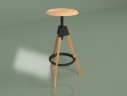 Tabouret de bar Jerry (noir)