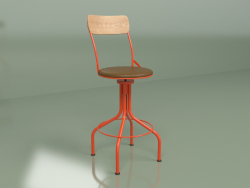 Tabouret de bar Vigneron (rouge)