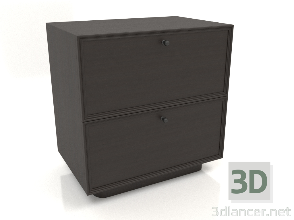 modèle 3D Armoire TM 15 (603x400x621, bois brun foncé) - preview