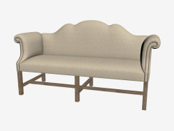 SOFA-BENCH Klassisches Doppel-Sofa