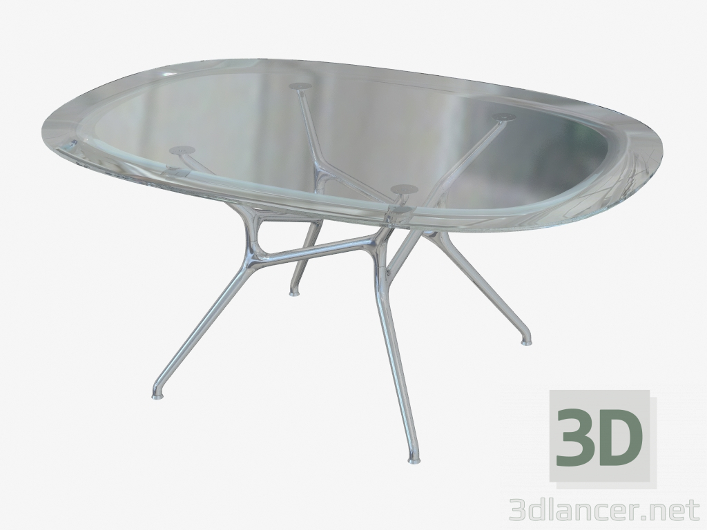 3d модель Стіл обідній овальний Branch Table – превью