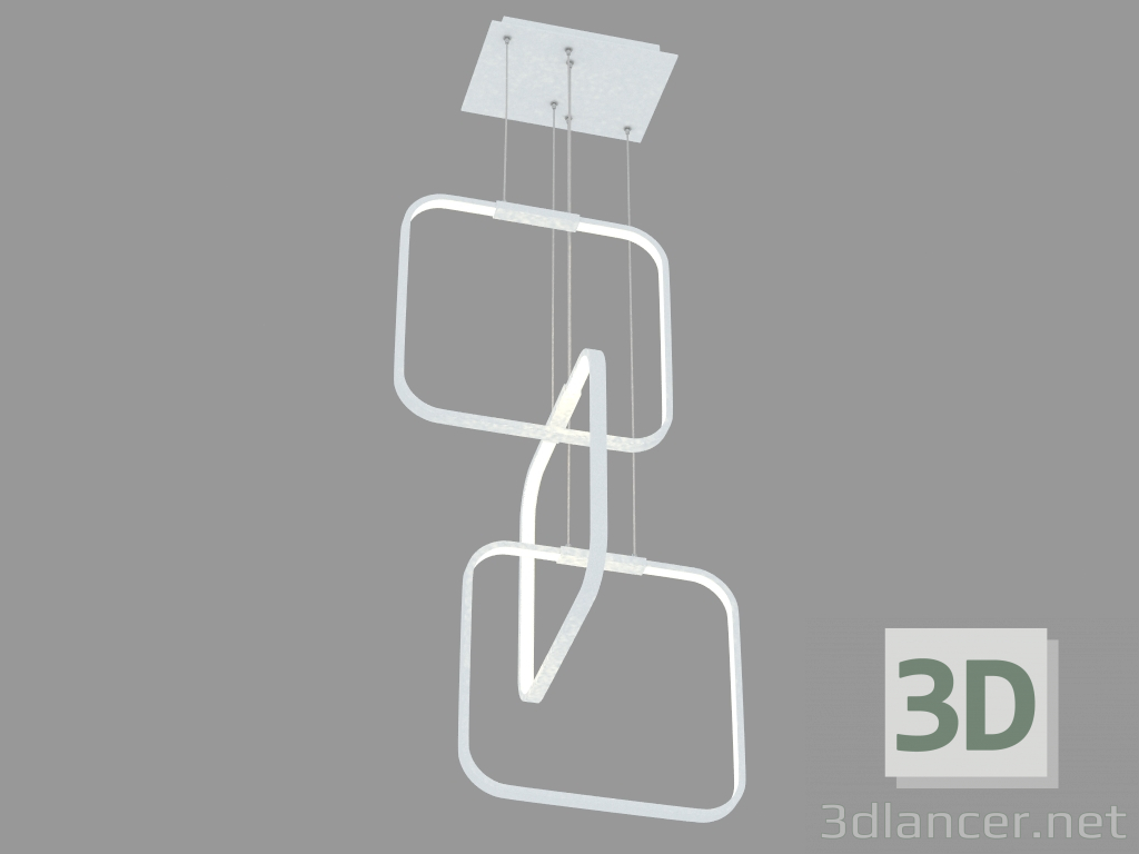 Modelo 3d Suspensão lâmpada LED (DL18559_03 D520 SBS S) - preview